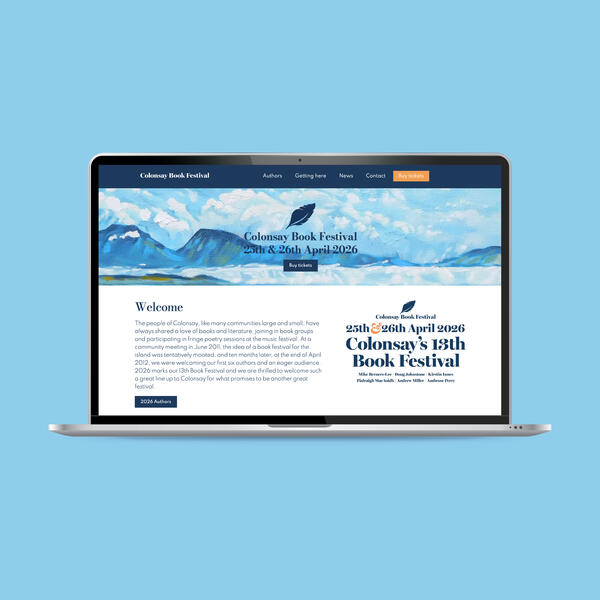 Colonsay Book Festival | Brand Identity Colonsay Book Festival | Brand Identity